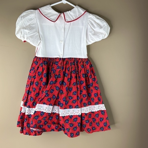 Girls Tria Short Sleeve Austria Style Dress - Picture 2 of 8